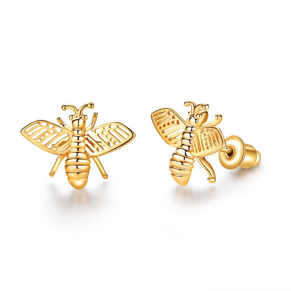 Honey Glow Bee Studs