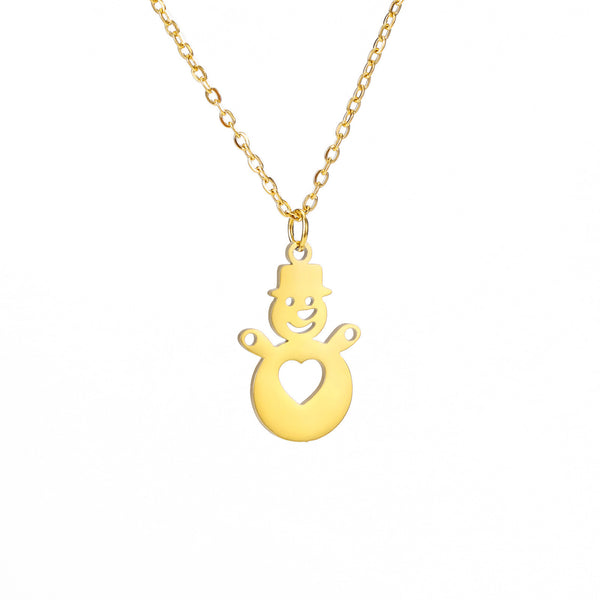 snowman necklace